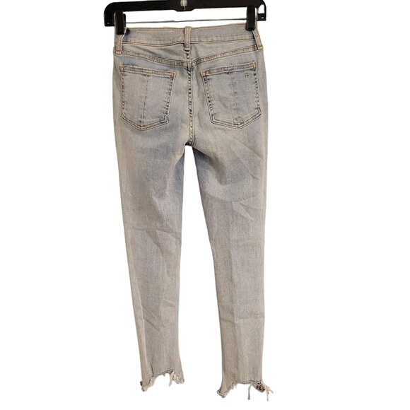 Rag & Bone Lynn w/Holes Jeans Size 25 - Picture 2 of 8